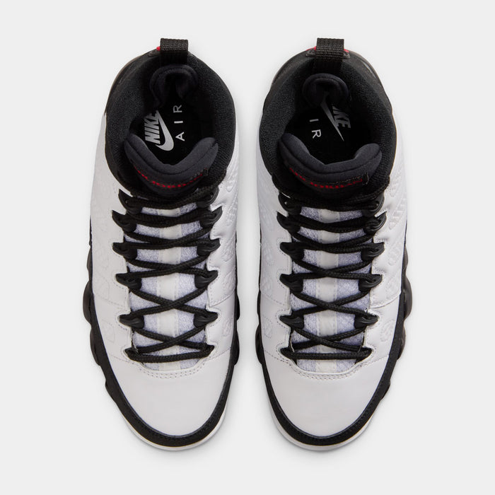Air Jordan 9 Retro Space Jam Grade School Lifestyle Shoes (White/True Red/Black)