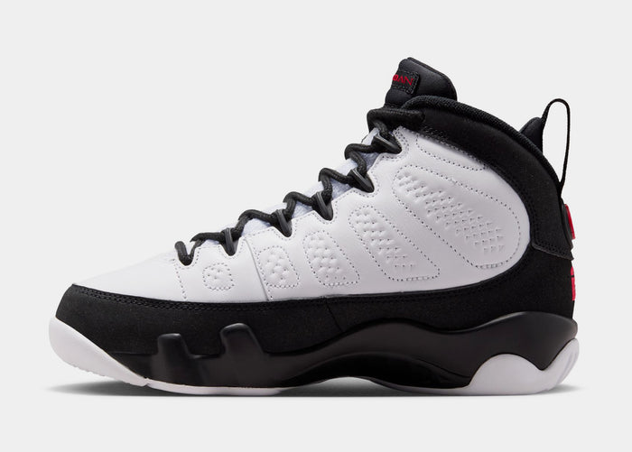 Air Jordan 9 Retro Space Jam Grade School Lifestyle Shoes (White/True Red/Black)