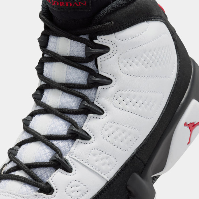 Air Jordan 9 Retro Space Jam Grade School Lifestyle Shoes (White/True Red/Black)