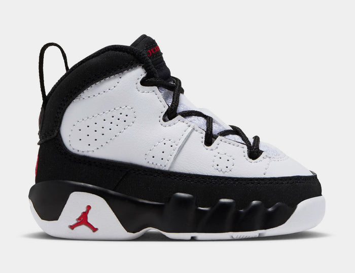 Air Jordan 9 Retro Space Jam Infant Toddler Lifestyle Shoes (White/True Red/Black)