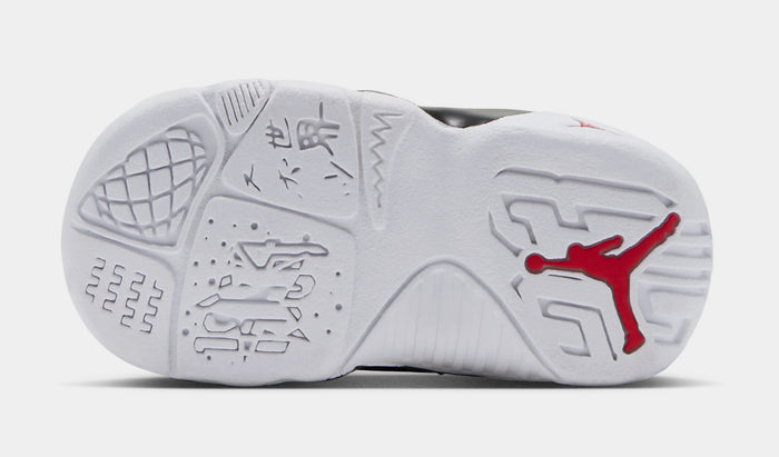 Air Jordan 9 Retro Space Jam Infant Toddler Lifestyle Shoes (White/True Red/Black)