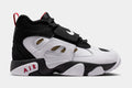 Air Diamond Turf II Grade School Basketball Shoes (Black/White/Fire Red/Metallic Gold)