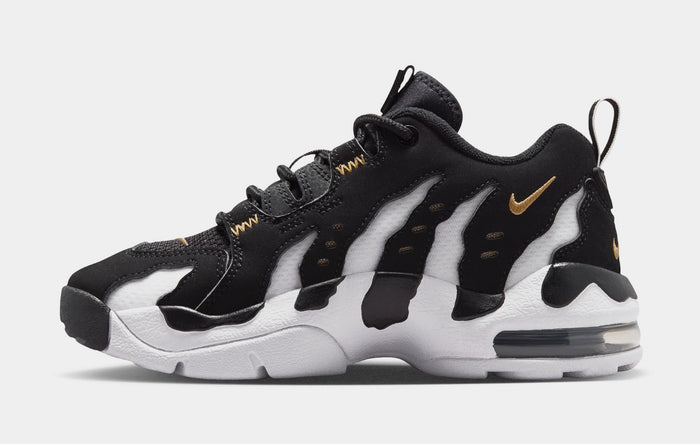 Air DT Max 96 Low Grade School Basketball Shoes (Black/Metallic Gold/White)