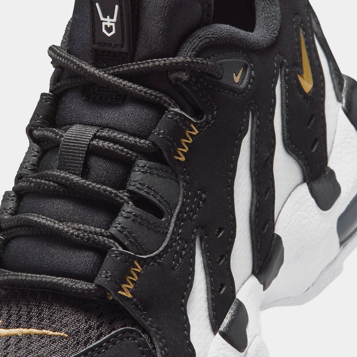 Air DT Max 96 Low Grade School Basketball Shoes (Black/Metallic Gold/White)