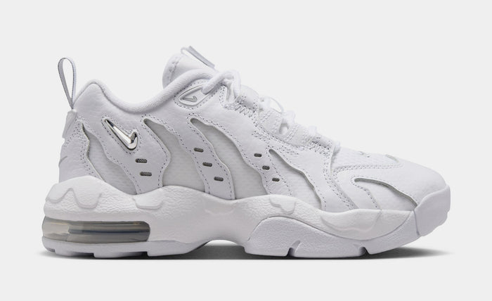 Air DT Max 96 Low Grade School Basketball Shoes (White/Metallic Silver)