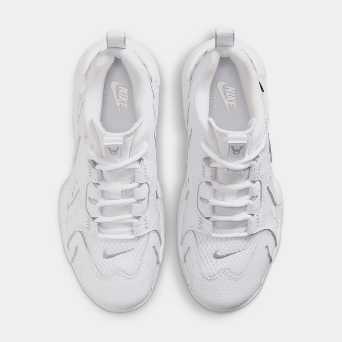 Air DT Max 96 Low Grade School Basketball Shoes (White/Metallic Silver)