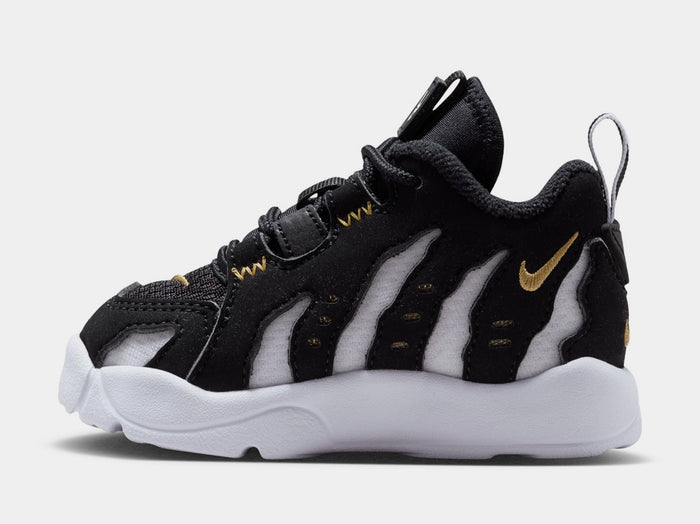 Air DT Max 96 Low Infant Toddler Basketball Shoes (Black/Metallic Gold/White)