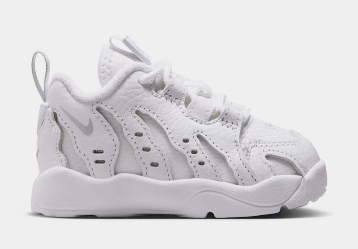 Air DT Max 96 Low Infant Toddler Basketball Shoes (White/Metallic Silver)