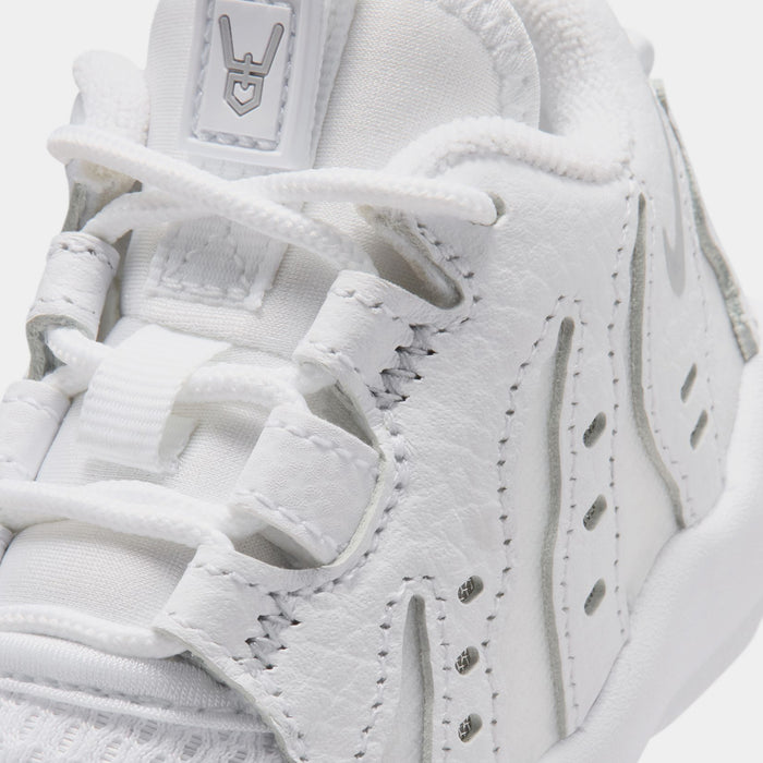 Air DT Max 96 Low Infant Toddler Basketball Shoes (White/Metallic Silver)