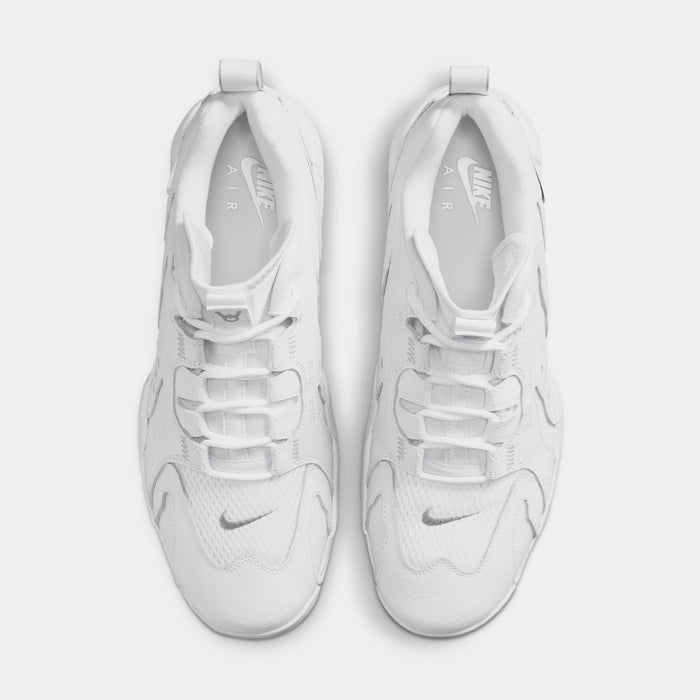 Air DT Max 96 Low Mens Basketball Shoes (White/Metallic Silver/White)