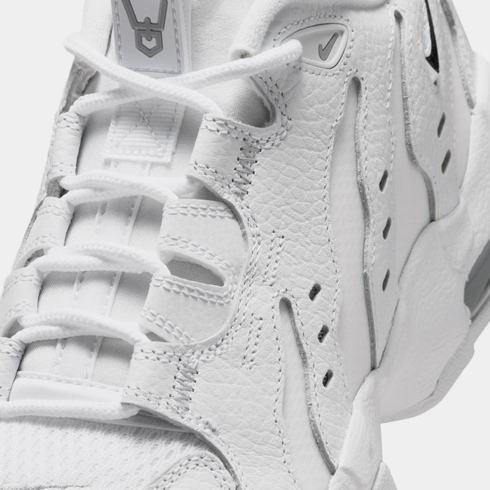 Air DT Max 96 Low Mens Basketball Shoes (White/Metallic Silver/White)