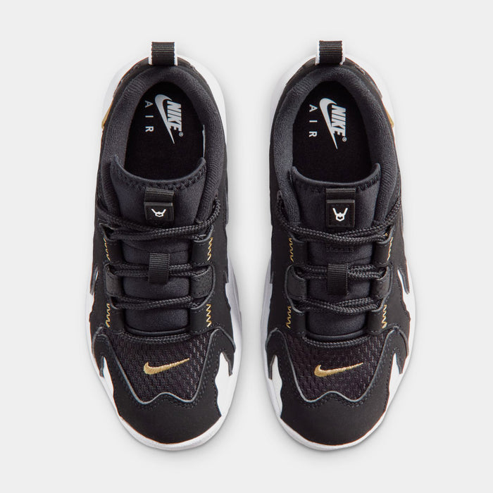 Air DT Max 96 Low Preschool Basketball Shoes (Black/Metallic Gold/White)