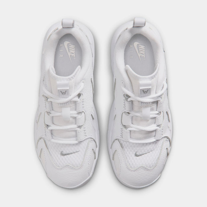 Air DT Max 96 Low Preschool Basketball Shoes (White/Metallic Silver)