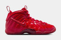 Air Foamposite Pro Gym Red Grade School Basketball Shoes (Gym Red/Black)