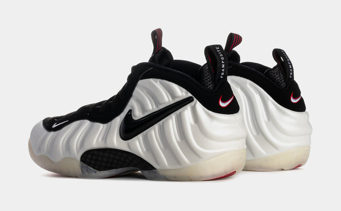 Air Foamposite Pro Pearl Mens Lifestyle Shoes (Pearl/White/Black/True Red)