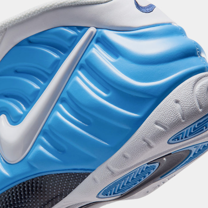 Air Foamposite Pro University Blue and White Mens Basketball Shoes (University Blue/White/White)
