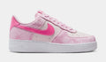 Air Force 1 '07 Denim Womens Lifestyle Shoes (Pink Foam/Pearl Pink/White/Pinksicle)