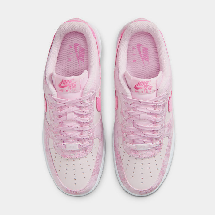 Air Force 1 '07 Denim Womens Lifestyle Shoes (Pink Foam/Pearl Pink/White/Pinksicle)