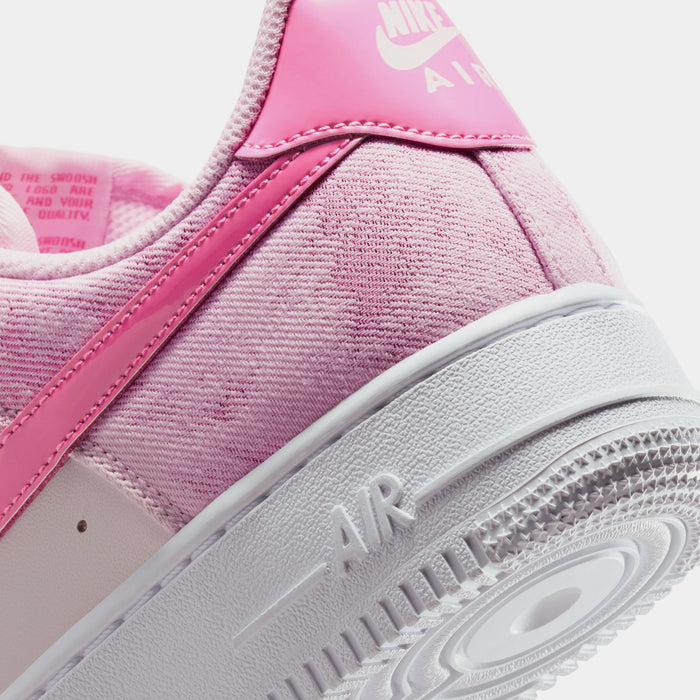 Air Force 1 '07 Denim Womens Lifestyle Shoes (Pink Foam/Pearl Pink/White/Pinksicle)