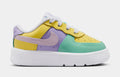 Air Force 1' 07 Easter Infant Toddler Lifestyle Shoes (Yellow Pulse/Pink Foam/Hydrangeas)