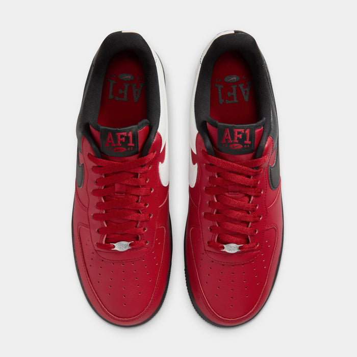 Air Force 1 '07 LV8 Mens Lifestyle Shoes (Gym Red/Black/Summit White)
