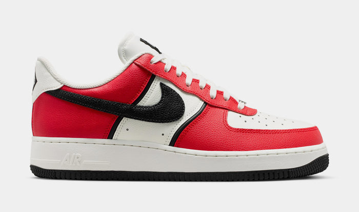 Air Force 1 '07 LV8 Mens Lifestyle Shoes (University Red/Black/Sail)