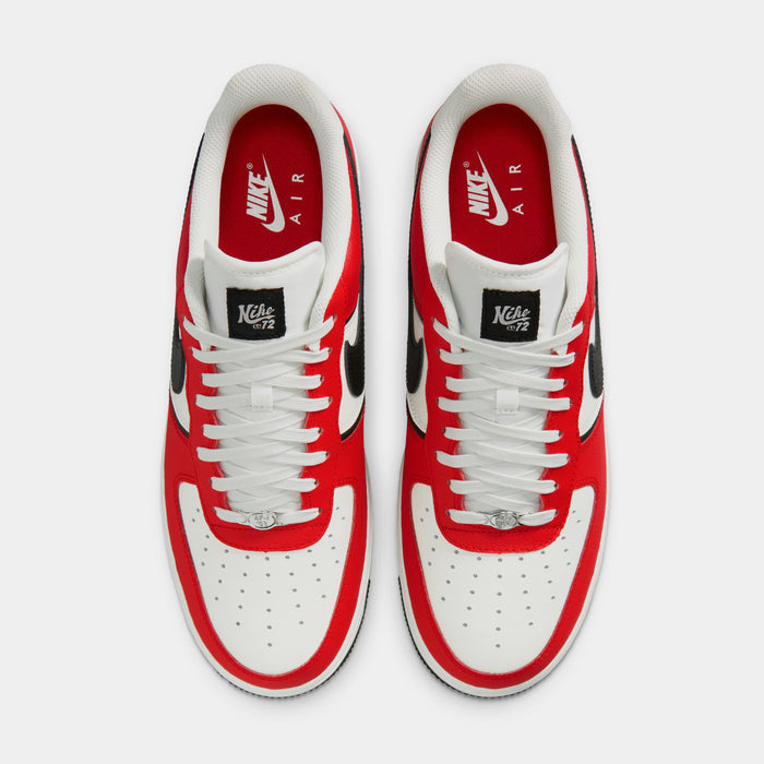 Air Force 1 '07 LV8 Mens Lifestyle Shoes (University Red/Black/Sail)