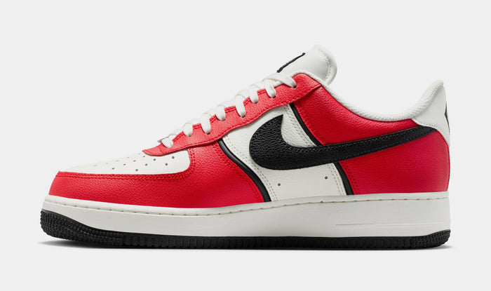 Air Force 1 '07 LV8 Mens Lifestyle Shoes (University Red/Black/Sail)