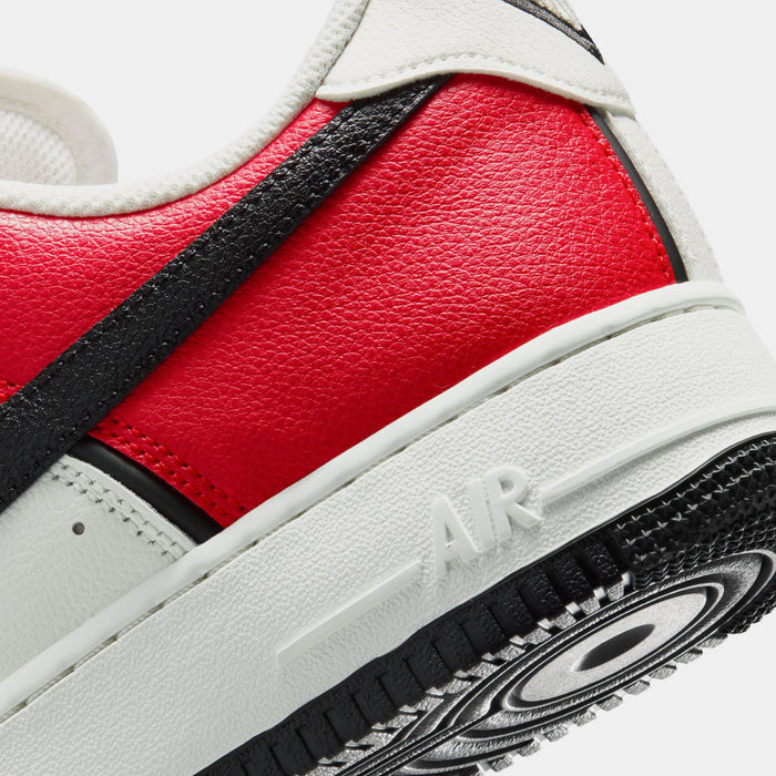Air Force 1 '07 LV8 Mens Lifestyle Shoes (University Red/Black/Sail)