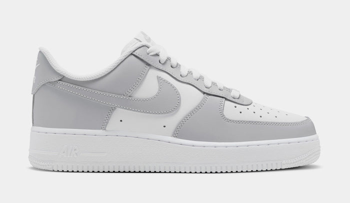 Air Force 1 '07 Mens Lifestyle Shoes (White/Light Smoke Grey/White/Light Smoke Grey)