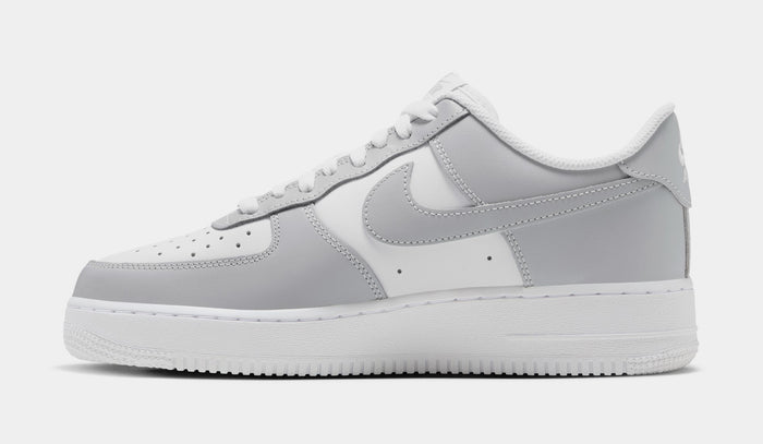 Air Force 1 '07 Mens Lifestyle Shoes (White/Light Smoke Grey/White/Light Smoke Grey)