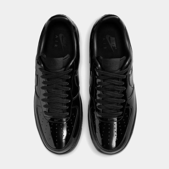 Air Force 1 '07 Patent Leather Mens Lifestyle Shoes (Black/Black/Black)