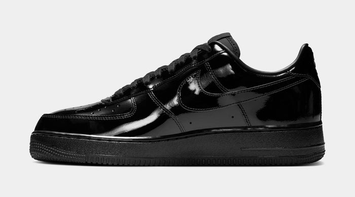 Air Force 1 '07 Patent Leather Mens Lifestyle Shoes (Black/Black/Black)