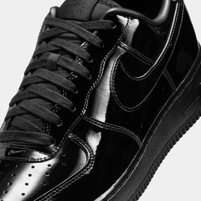 Air Force 1 '07 Patent Leather Mens Lifestyle Shoes (Black/Black/Black)