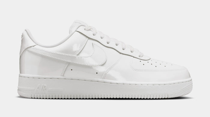 Air Force 1 '07 Patent Leather Mens Lifestyle Shoes (White/White)