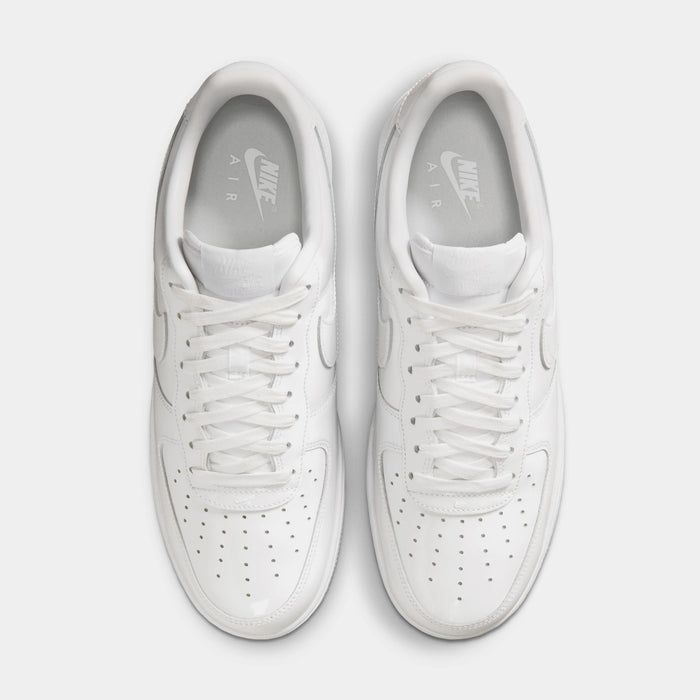 Air Force 1 '07 Patent Leather Mens Lifestyle Shoes (White/White)