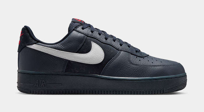 Air Force 1 '07 Team USA Mens Lifestyle Shoes (Multi-Colour/Obsidian/University Red/White)