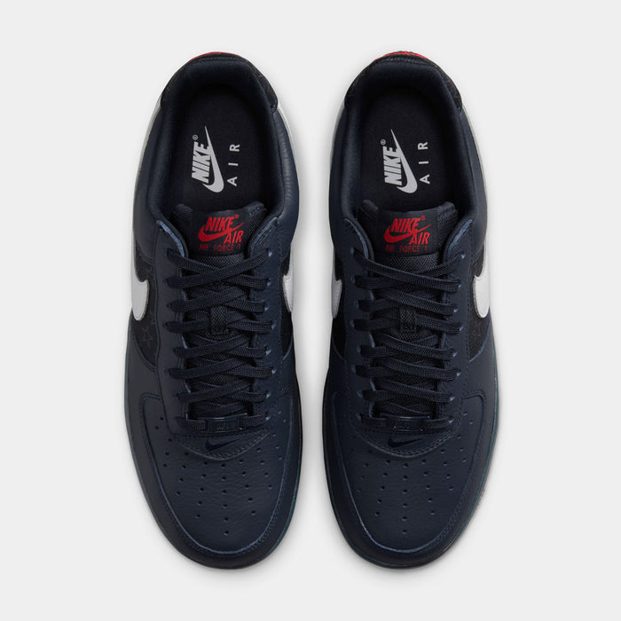 Air Force 1 '07 Team USA Mens Lifestyle Shoes (Multi-Colour/Obsidian/University Red/White)