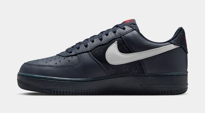 Air Force 1 '07 Team USA Mens Lifestyle Shoes (Multi-Colour/Obsidian/University Red/White)