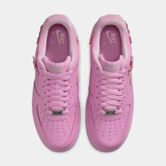 Air Force 1 Florette Womens Lifestyle Shoes (Pink Rise/Pink Foam/Metallic Silver)