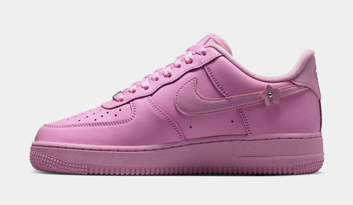 Air Force 1 Florette Womens Lifestyle Shoes (Pink Rise/Pink Foam/Metallic Silver)
