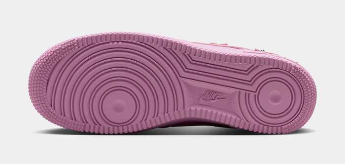 Air Force 1 Florette Womens Lifestyle Shoes (Pink Rise/Pink Foam/Metallic Silver)