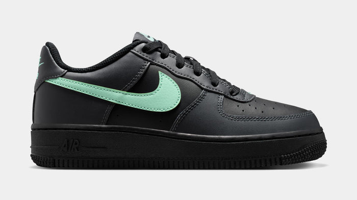 Air Force 1 Grade School Lifestyle Shoes (Black/Arctic Green/Anthracite)