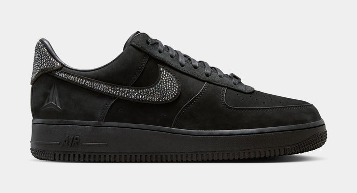 Air Force 1 JA Luxe Swarovski Mens Lifestyle Shoes (Black/Metallic Silver/Cobalt Bliss)