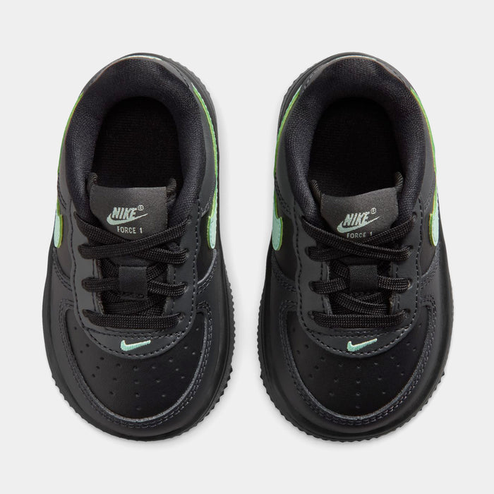 Air Force 1 Low Infant Toddler Lifestyle Shoes (Black/Arctic Green/Anthracite)