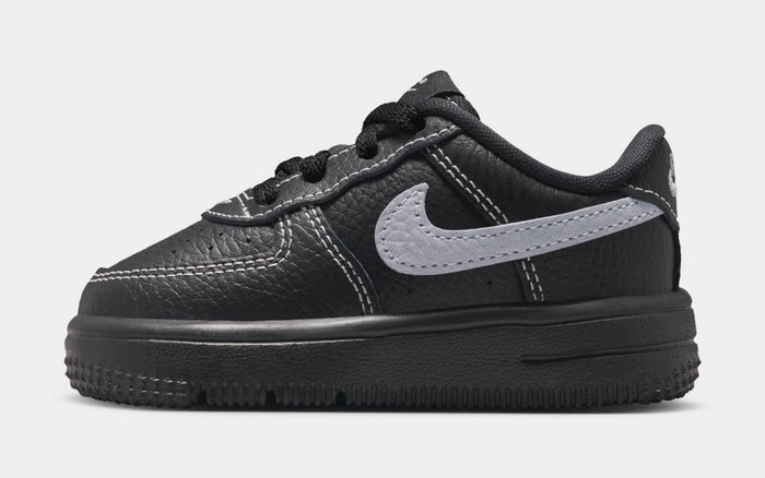 Air Force 1 Low LV8 3 Infant Toddler Lifestyle Shoes (Black/Wolf Grey/Black/Black)