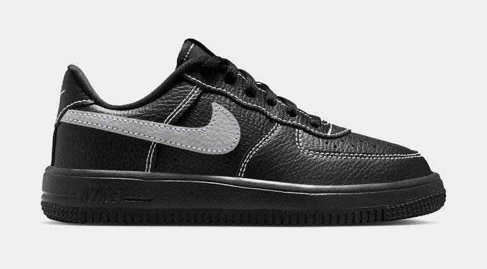 Air Force 1 Low LV8 3 Preschool Lifestyle Shoes (Black/Black/Black/Wolf Grey)