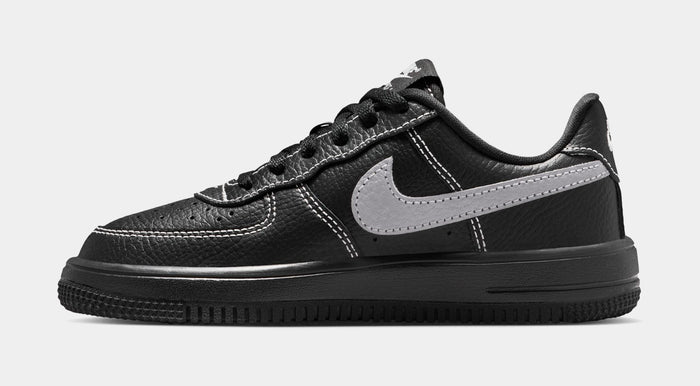 Air Force 1 Low LV8 3 Preschool Lifestyle Shoes (Black/Black/Black/Wolf Grey)