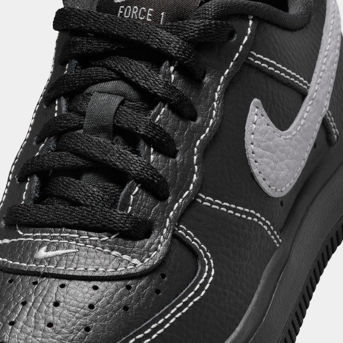 Air Force 1 Low LV8 3 Preschool Lifestyle Shoes (Black/Black/Black/Wolf Grey)
