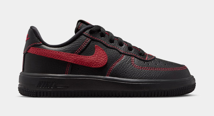 Air Force 1 Low LV8 3 Preschool Lifestyle Shoes (Black/Univetrsity Red/Black/Black)